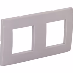 Caractéristiques de la plaque de finition double Kalya - Zenitech : Modèle : plaque de finition double Plusieurs coloris au c ...