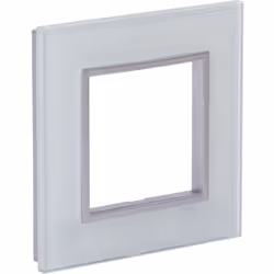 Caractéristiques de la plaque de finition simple en verre Kalya - Zenitech : Modèle : plaque de finition simple Plusieurs col ...