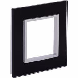 Caractéristiques de la plaque de finition simple en verre Kalya - Zenitech : Modèle : plaque de finition simple Plusieurs col ...