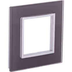 Caractéristiques de la plaque de finition simple en verre Kalya - Zenitech : Modèle : plaque de finition simple Plusieurs col ...