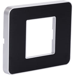 Plaque de finition simple Kalya - Noir - Zenitech