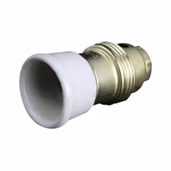 Description générale Cette douille E14 en laiton avec bague en porcelaine apporte une touche rétro à votre luminaire tout en  ...
