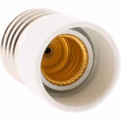 Caractéristiques de l'adaptateur de douille pour ampoules - fiche mâle E27 vers fiche femelle E14 - Zenitech Modèle : adaptat ...