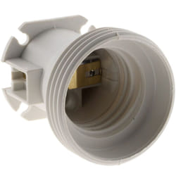 Lot de 5 douilles de chantier E27 - Blanc Zenitech