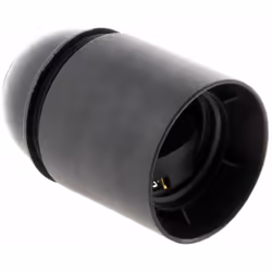 Caractéristiques de la douille E27 lisse sans bague pour luminaire - Zenitech : Modèle : douille thermoplastique Culot : E27 ...