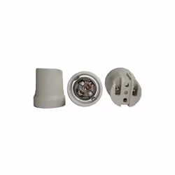 Description générale Douille E27 en porcelaine sans bague, idéale pour le montage sur vos luminaires. Cette douille est conçu ...