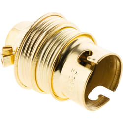 Douille B22 Acier laitonné double bague borne de terre - Zenitech