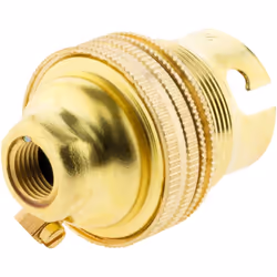 Description générale La douille B22 en laiton est conçue avec une double bague et une borne de terre, offrant une solution sé ...