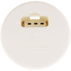 Zenitech - Couvercle dcl pour boîte applique Ø80mm - Blanc