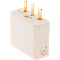 Fiche dcl 2P+T boîte applique + point de centre - Blanc Zenitech