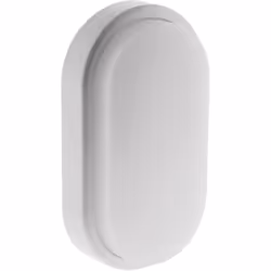 Hublot d'extérieur ovale LED 14W IP54 - Elexity Ce hublot ovale blanc étanche est idéal pour éclairer vos extérieurs de maniè ...
