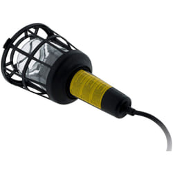 Zenitech - Baladeuse plastique filaire 60W E27 sans ampoule 5m - Noir