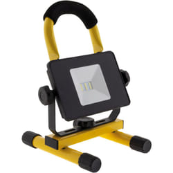 Zenitech - Projecteur led rechargeable de chantier 10W - Jaune