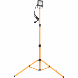 Zenitech - Projecteur led trépied 30W IP65 - Jaune