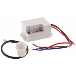 Zenitech - Mini détecteur de mouvement encastrable - portée 6m - Blanc - Elexity