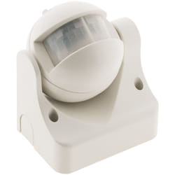 Zenitech - Détecteur de mouvement extérieur IP44 - Blanc