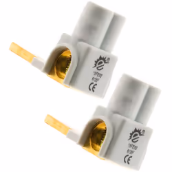 Description générale Lot de 2 bornes de raccordement horizontales pour alimentation phase et neutre, acceptant les connexions ...