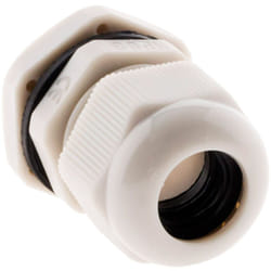 Zenitech - Lot de 4 presses étoupes Ø16mm IP68 - Blanc