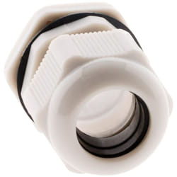 Zenitech - Lot de 4 presses étoupes Ø20mm IP68 - Blanc