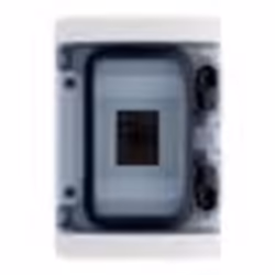Coffret électrique étanche - Zenitech - 4 modules - IP65 - Utilisation extérieure - Blanc