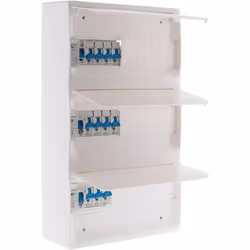 Coffret électrique équipé 39 modules - 11 disjoncteurs - Zenitech