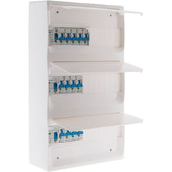Zenitech - Coffret T5 39 modules + 13 disjoncteurs + 3 interrupteurs et accessoires