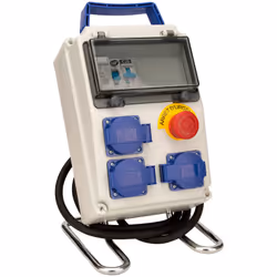Description générale Coffret de chantier étanche IP54 prééquipé de 8 modules. Idéal pour assurer la protection des biens et d ...