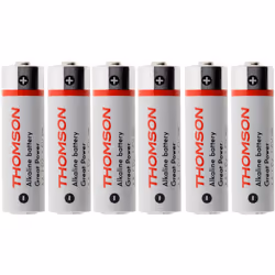 Pack de 6 piles alcalines LR06 AA 1,5V puissantes et offrants une exellente durée d'utilisation aux appareils électriques. Id ...