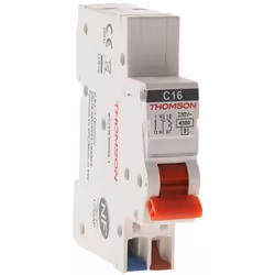 Caractéristiques du disjoncteur 1P+N peignable et à bornes automatiques NF Easy Connect - Thomson : Modèle : disjoncteur peig ...