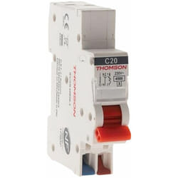 Thomson - Disjoncteur 1P+N peignable bornes automatiques 16A nf Easy Connect