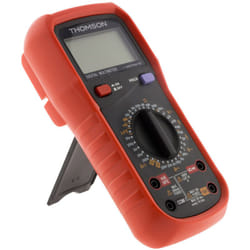 Thomson - Multimètre digital antichoc 8 fonctions cat iii 600V - Protec