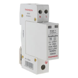 Parafoudre modulaire Ph+N THOMSON idéal T2 - 40kA - 40A - Surtension - Intérieur