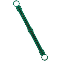 Thomson - Bornier de terre 28 connexions - vert