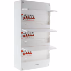 Description générale Le coffret électrique pré-équipé de marque Thomson, doté de 3 rangées et de 39 modules, est idéal pour u ...
