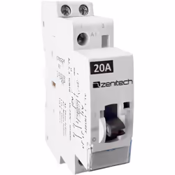 Caractéristiques du contacteur jour-nuit NF - Zenitech : Modèle : contacteur jour/nuit Intensité : 20A Tension : 250V Norme : ...