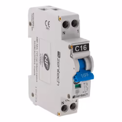 Description générale Ce disjoncteur phase/neutre d'une intensité de 16A est conçu pour protéger efficacement votre circuit él ...