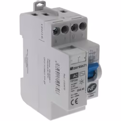 Description générale Interrupteur différentiel de type AC 25/2-30mA conçu pour les tableaux électriques. Il est idéal pour as ...