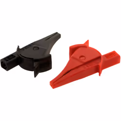 Lot de 2 pinces de sécurité large ouverture universelle pour équiper un multimètre Composition du lot: 1 rouge + 1 noire. Car ...