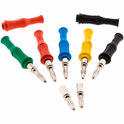 Caractéristiques du lot de 7 connecteurs males souples - Zenitech : Modèle : lot de 7 connecteurs males souples Intensité adm ...
