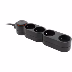 Bloc multiprise pour brancher tous vos appareils électriques. 4 prises 16A (2P+T) Cordon 3G1,5 d'une longueur de 1,5m Avec fi ...