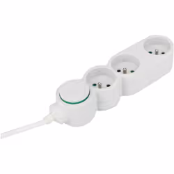 Prolongateur HO3VVH2F 2x0.75 - Prise 6A - 10m - DIO Prolongateur avec prise 6A et câble de 10m Idéal pour les appareils élect ...
