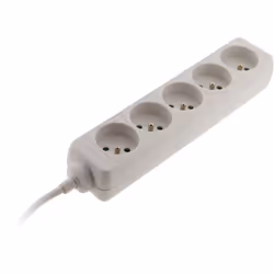 Caractéristiques du bloc multiprise 2P+T 16A blanc - Zenitech : Modèle : bloc multiprise Couleur(s) : blanc Avec 3, 4 ou 5 pr ...