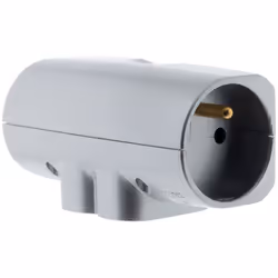 Multiprise 4 prises latérale pour TV écran plat - Quadriplite - 2x16A + 2x6A - Chrome - Zenitech La multiprise 4 prises latér ...