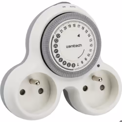 Biplite programmable 2x16A - Blanc - Bolea - Zenitech
