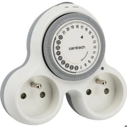 Biplite programmable 2x16A - Blanc - Bolea - Zenitech