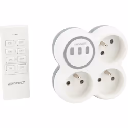 Caractéristiques de la multiprise Bolea 2300W + télécommande - Zenitech : Modèle : multiprise Bolea Couleur(s) : blanc Puissa ...
