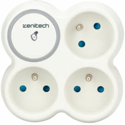 Zenitech - Triplite parafoudre 2P+T Blanc - Bolea