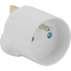 Zenitech - Adaptateur France - Royaume Uni Blanc