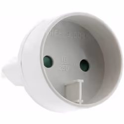 Caractéristiques de l'adaptateur transformateur électrique mâle vers femelle - Zenitech Modèle : adaptateur transformateur él ...