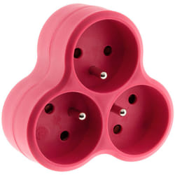 Zenitech - Triplite triangulaire 3x16A - Rose
